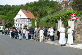 Bittprozession an Christi Himmelfahrt (Foto: Karl-Franz Thiede)